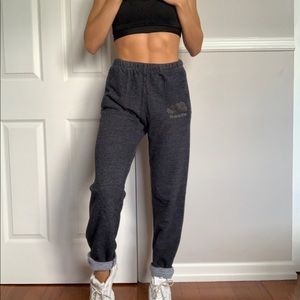 Roots original black pepper sweatpants